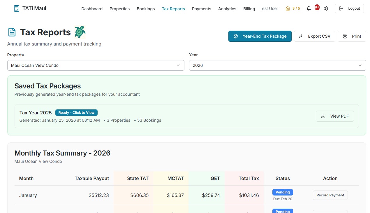Tax dashboard illustration